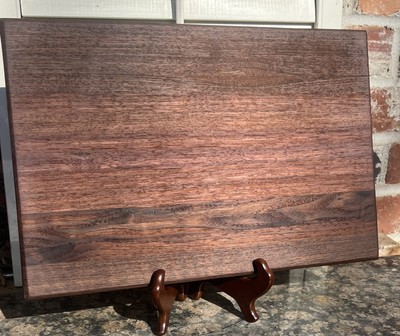 Hand Crafted Solid Walnut Cutting Board or Charcuterie Board New 16 X 11