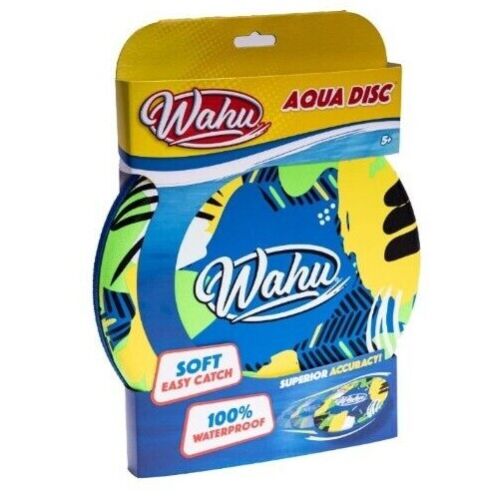 Wahu Aqua Disc Blue/Green/Yellow 100% Waterproof Disc Soft Easy Catch [G3] - Picture 1 of 4