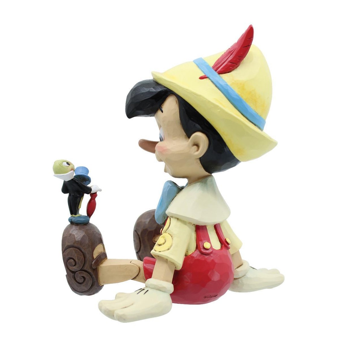 Jim Shore Disney Traditions Pinocchio & Jiminy Sitting