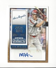 2015 Contenders Draft #22 Mitchell Hansen Rookie AUTOGRAPH Dodgesr