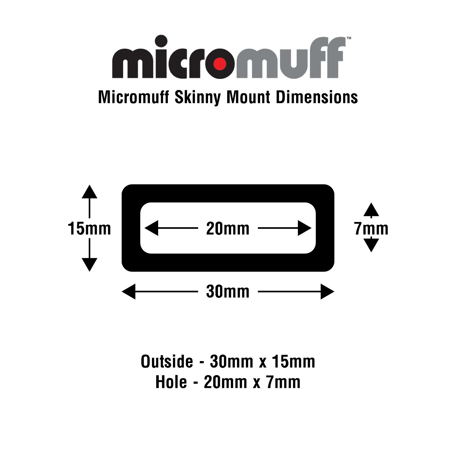 OFFICIAL MICROMUFF SKINNY X 2 mic windshield. Direct from manufacturer