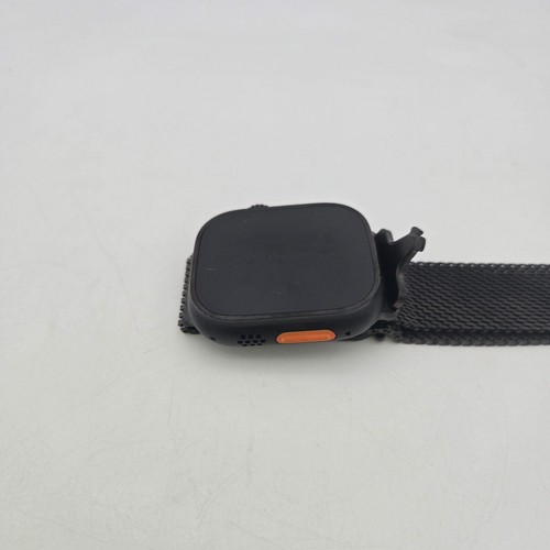 Unlocked Apple Watch Ultra 2 49MM Black Titanium Black Milanese Loop MX5V3LW/A - Zdjęcie 5 z 8