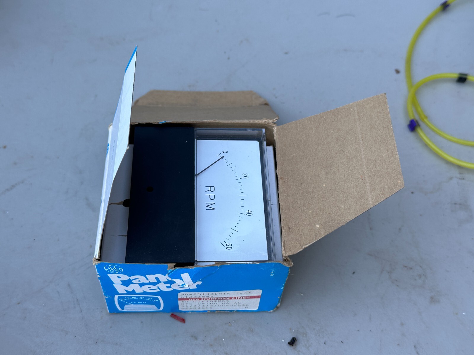 GE 50-251330MTMT1JAX RPM Panel Meter