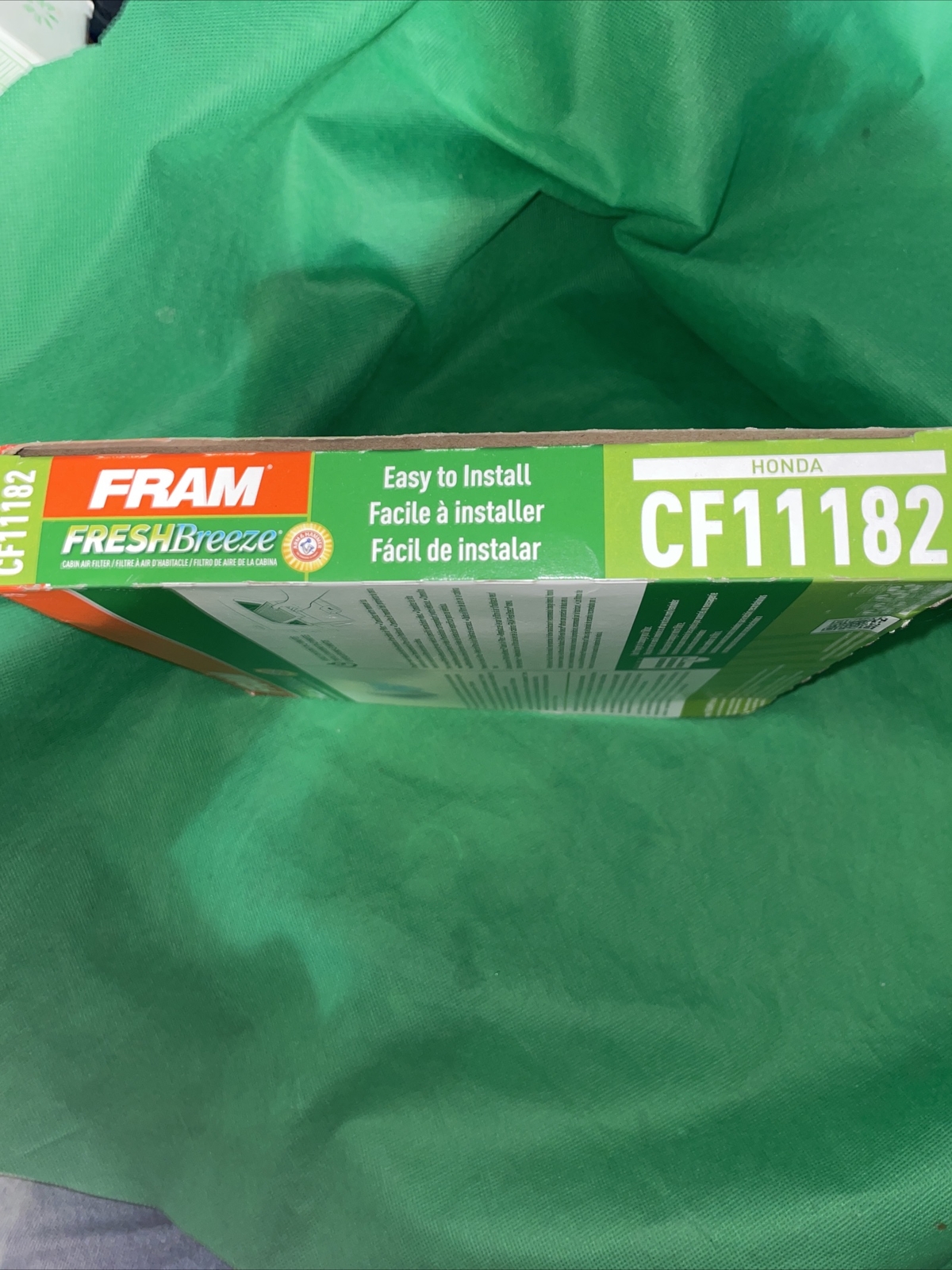 Fram CF11182 Fresh Breeze Cabin Air Filter for Honda Civic CRV Acura