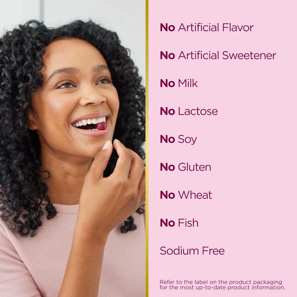 Pack de 3 gomitas multivitamínicas 240 para mujer 3x80 50 mg colágeno salud óptima de la mujer Foto 4 de 4