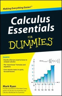 Calculus Essentials For Dummies; For Dumm- 0470618353, Mark Ryan, paperback, new