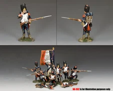 KING & COUNTRY THE AGE OF NAPOLEON NA373 FRENCH OLD GUARD BITING CARTRIDGE