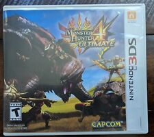 Monster Hunter 4 Ultimate Original Case Nintendo 3DS FREE SHIPPING **READ**