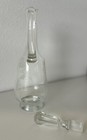 Vintage Etched Glass Decanter/Claret Jug/Carafe W/ Stopper Handle 15" Tall *READ — photo 5
