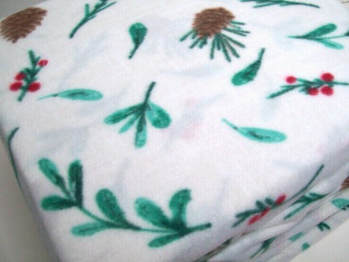 Nuevo juego de sábanas Home Collection Ashley Cooper polar cono de pino invierno Berry King - Imagen 4 de 4