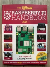 2025 Official RASPBERRY PI HANDBOOK 200 Pages Of Video Game Projects PI PICO 2