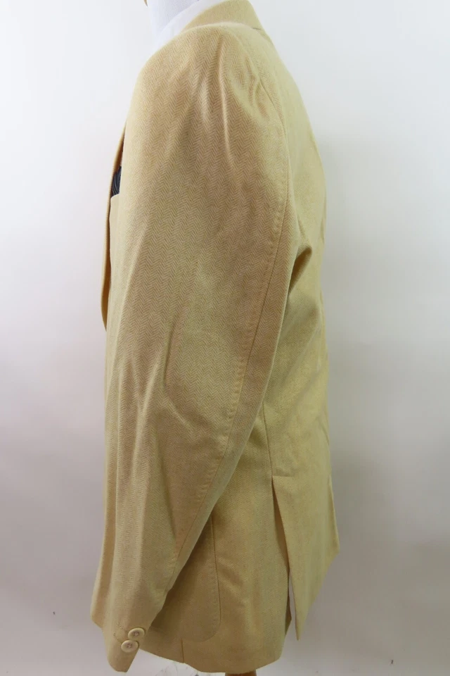 Blazer Chaqueta Abrigo Deportivo Bobby Jones Pura Cachemira Espiga Italiana 44R Grande Foto 4 de 4