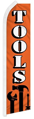Pack of 2 Tools (Orange) Swooper Super Feather Advertising Marketing Flag 100D