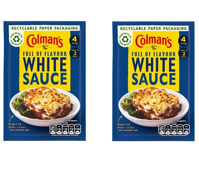 Colman's Weiße Sauce Beutel-Mix 25g PACK VON 2