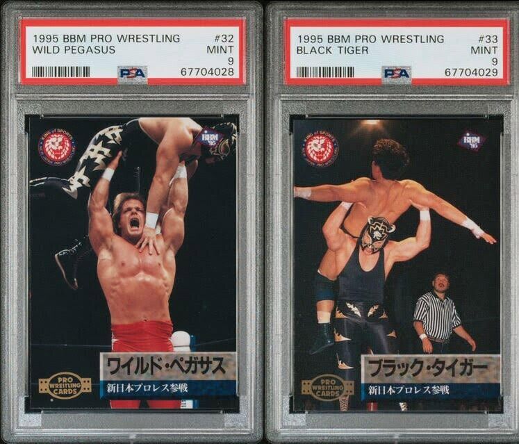 1995 BBM プロレスカード　ワイルドペガサス　クリス・ベノワ　PSA10 1995 BBM プロレスカード ワイルドペガサス クリス・ベノワ PSA10