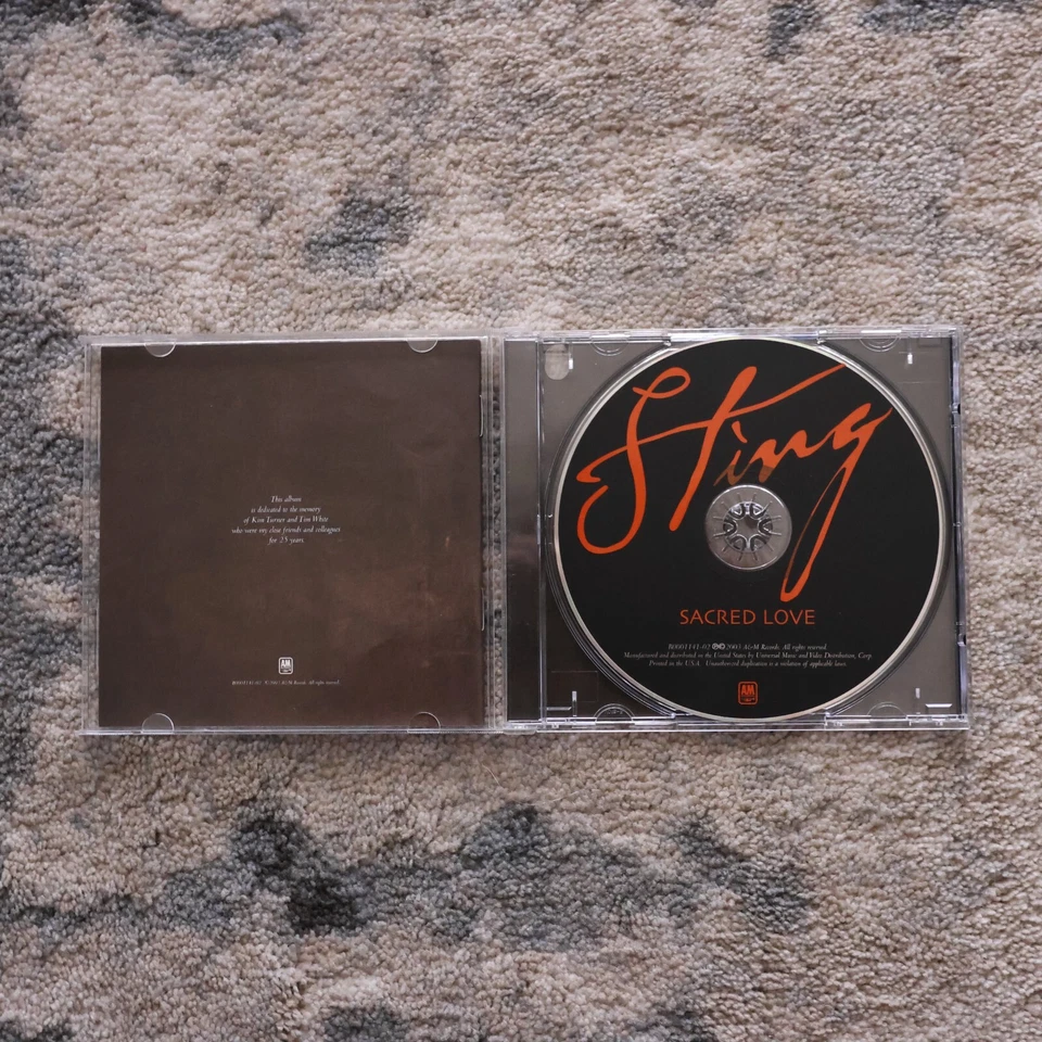 Sting - Sacred Love - Like New US Promo CD - FREE shipping! Foto 3 de 3
