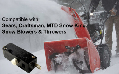 MOTORE INTERRUTTORE ON Off Pulsante Nero Manubrio Combinazione - Foto 7