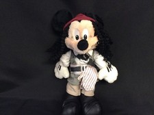 Mickey Mouse Jack Sparrow 11" Plush Stuffed Toy Disney 2007
