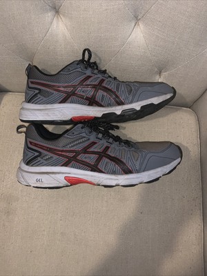 ASICS Shoes Mens 11.5 Gel-Venture 6 Grey Red Lace-Up Trail Running Sneakers Mesh 921cf25635d0.jpg?width=3840&  main image 2