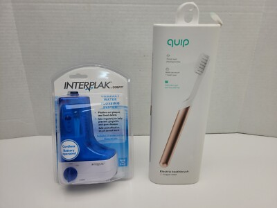 #ad #ad Quip Electric Toothbrush Copper amp; Interplak Water Flossing System $24.99