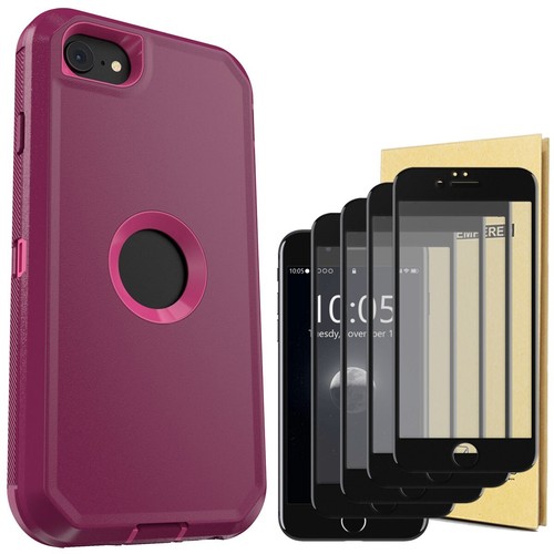 For iPhone SE 2020/SE 2022 Shockproof Case Protective Cover / Screen Protector - Picture 26 of 55