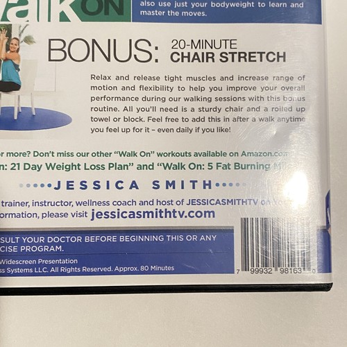 Walk On Major Metabolism Booster w/ Jessica Smith DVD - Picture 4 of 5