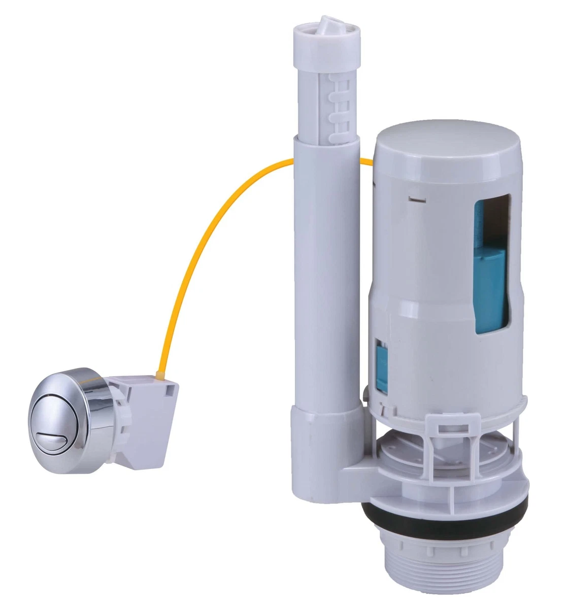 Adjustable Toilet Dual Flush Valve Push Button Toilet Flush System Replacement