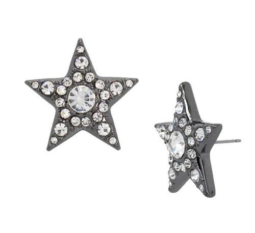 Betsey Johnson Studded Black and Silver Watch Y2K | eBay display picture 3