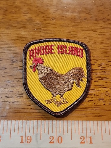 Vintage State of Rhode Island Aufnäher KOSTENLOSER VERSAND V1