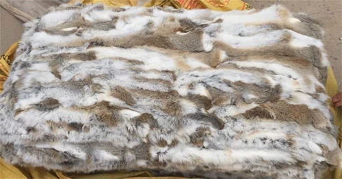 Luxus Echt Kaninchenfell Decke Teppich Echtfelldecke Carpet Kuschelig Geeignet Überwurf - Bild 6 von 10