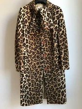 MOSCHINO Cheap and Chic Leopard Coat Size 38 Women