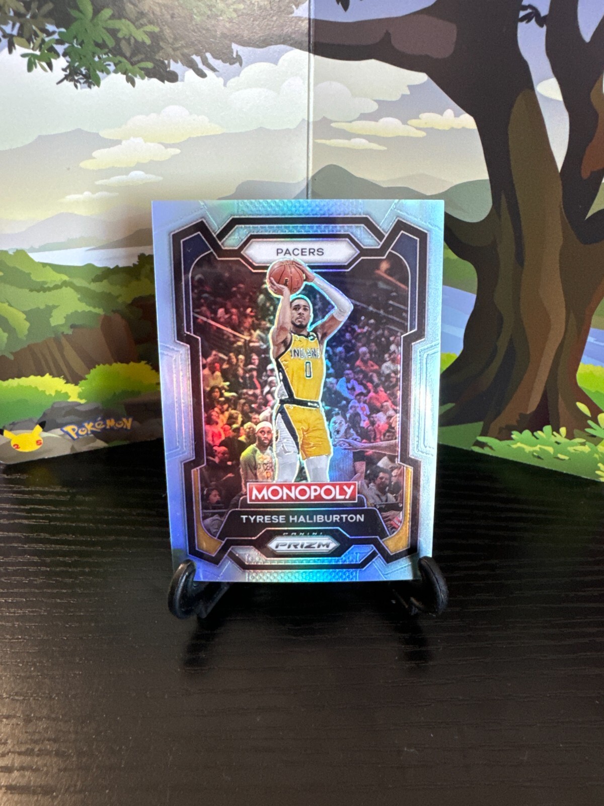 Tyrese Haliburton #34 - 2023-24 Panini Prizm Monopoly - Light Blue /199