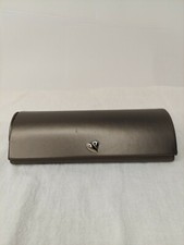 Carolee eyeglass case brown silver heart 