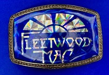 Fleetwood Mac American Rock Band Group Musician Prism Hologram Promo Belt Buckle