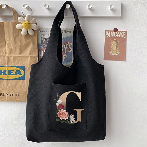 UK Premium Cotton Canvas Shopping Bag Shoulder Tote Shopper Bag Reusable Handbag - Picture 15 of 34