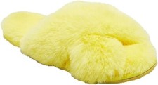 Cat Jack Girl's Mackenzie Yellow Slide Slippers Small 13/1