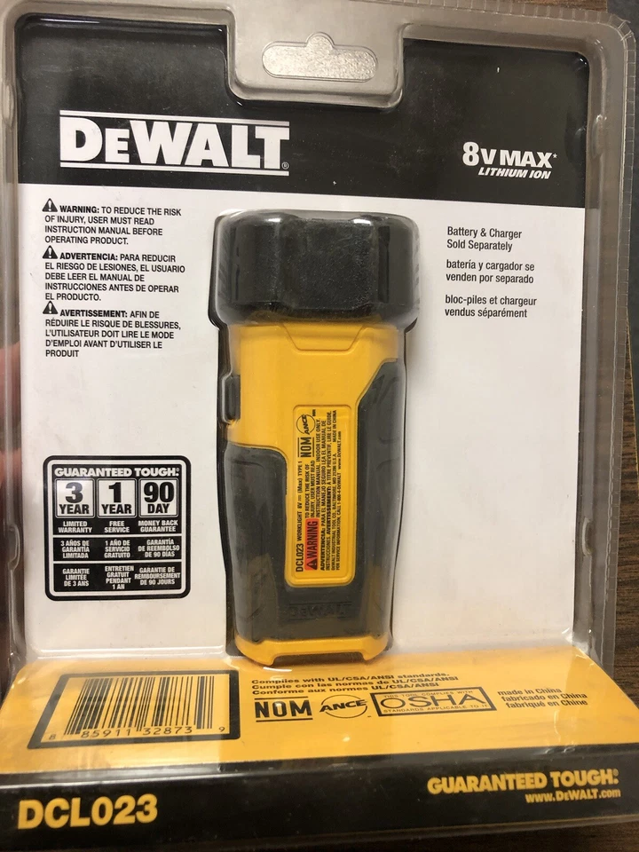 DEWALT DCL023, New, But Bought From Old Stock, Light Only, No Battery- PLZ READ! - Image 2 of 4
