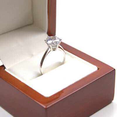 2ct Diamond Unique Engagement Ring Solitaire 9ct Gold UK Hallmarked