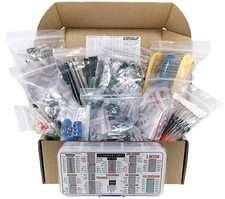 2200 pcs Premium Assorted Electronic Components Kit - Perfect for DIY Projects