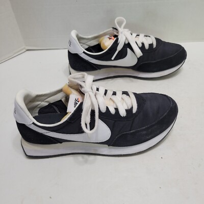 Nike Shoes Youth 5Y Waffle Trainer 2 Sneakers DC6477-001 Black Suede