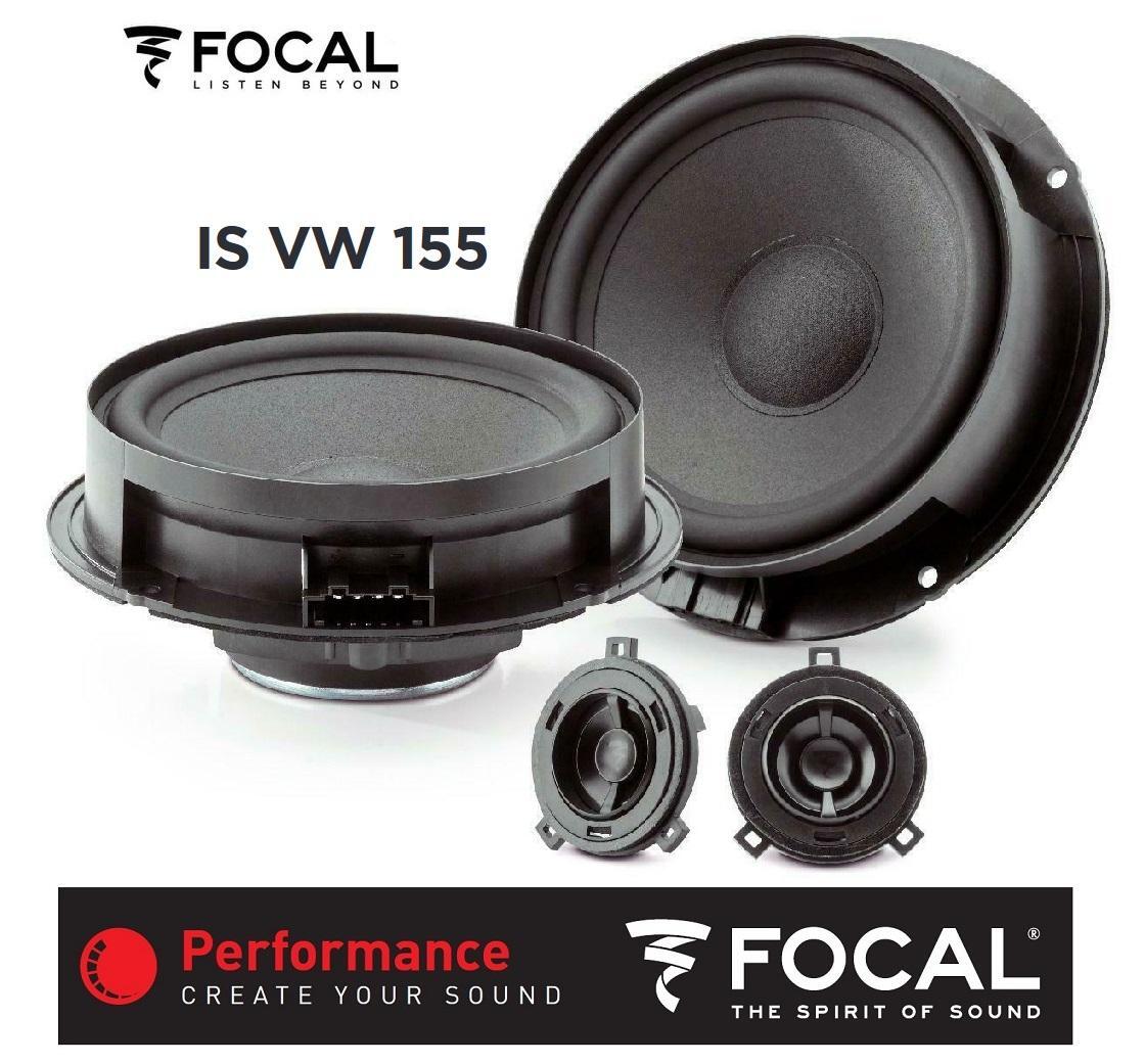 Focal IS VW 155 2-Way Speaker Combo System Compatible with VW Golf