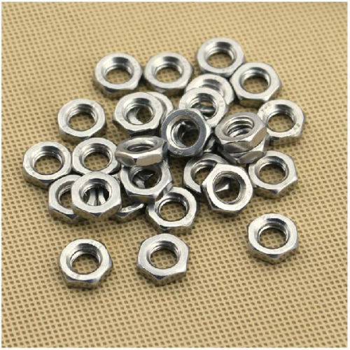 M3 M4 M5 M6 M8 M10 M12 Nuts 304 Stainless Steel Hex Thin Nuts - M3 M4 M5 M6 M8 M10 M12 Sizes (50pcs M6 Shown) 304 Stainless Hardware - Foto 3