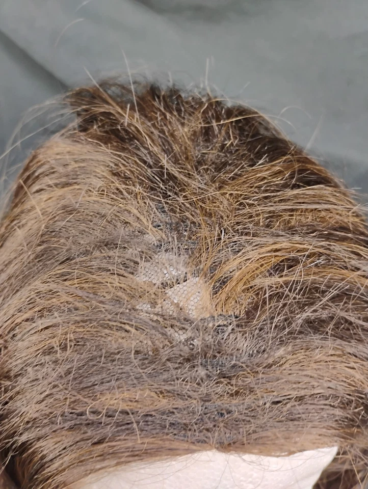 New Born Free Foxy Lady Long Dark Brown Wig - Image 2 of 4