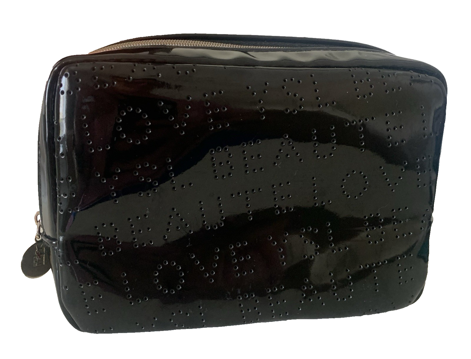 Borsa trucco YSL Yves Saint Laurent logo Beaute nera borsa cosmetica da viaggio ottime condizioni