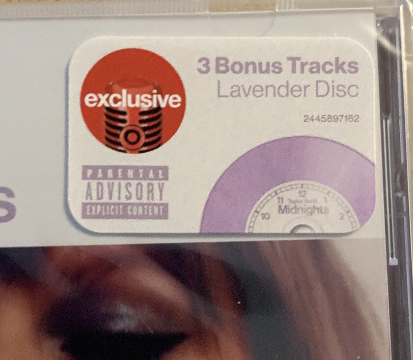 Taylor Swift Midnights Lavender Edition CD Bonus Tracks Limited