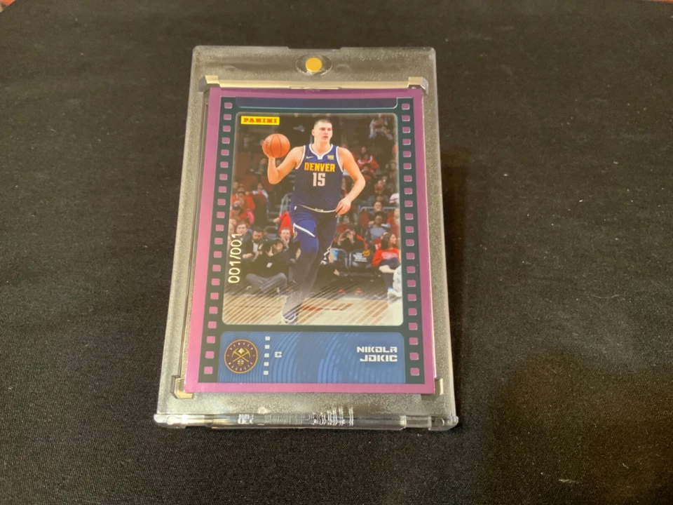NIKOLA JOKIC 1/1 - True ONE of ONE Rare PURPLE FOIL Card #001/001 2019-20 Panini - Image 4 of 4