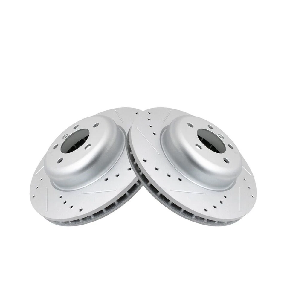 Performance Brake Rotor Drilled & Slotted G-Coated Front Pair Kit - Imagem 2 de 4