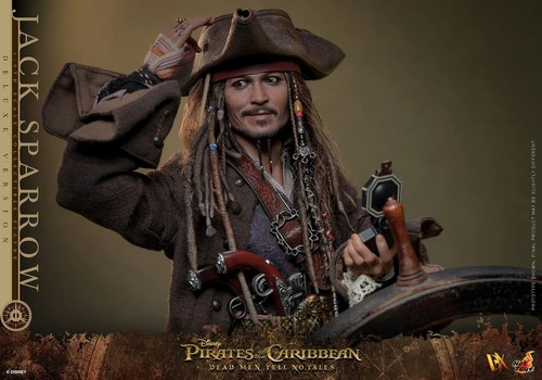 Hot Toys Pirates of the Caribbean DX38 Jack Sparrow Deluxe 1/6 Figure In Stock - Picture 5 of 21