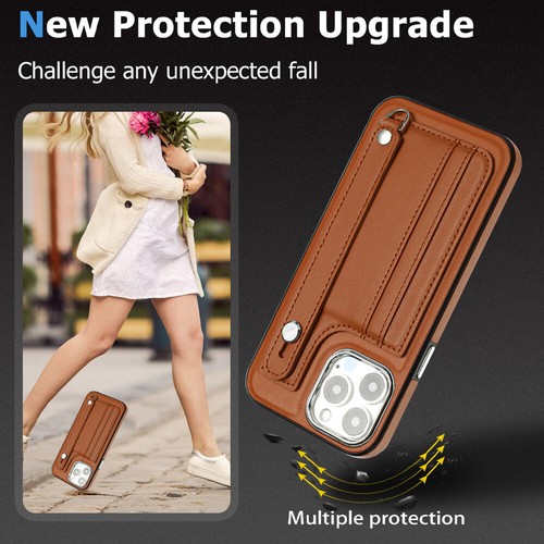 Custodia portafoglio per Samsung Galaxy A14 A13 A12 M13/2 pelle porta carte cover telefono - Foto 15 di 46
