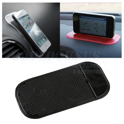 Black Car Magic Anti Slip Dashboard Sticky Pad Non Slip Mat Gps